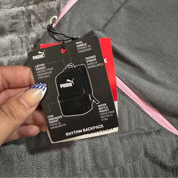 Puma Charcoal and Blush Backpack